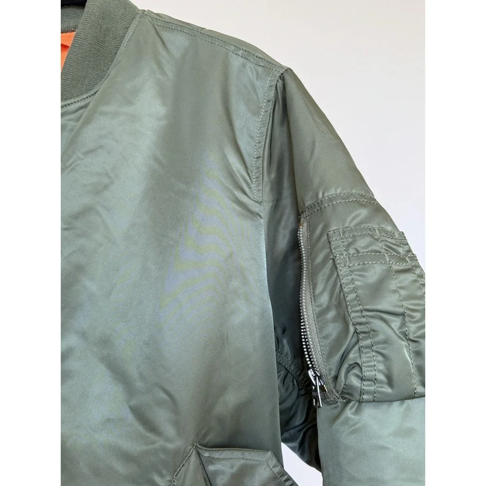 alpha industries‎ flight jacket ma 1 sage Green Size MT